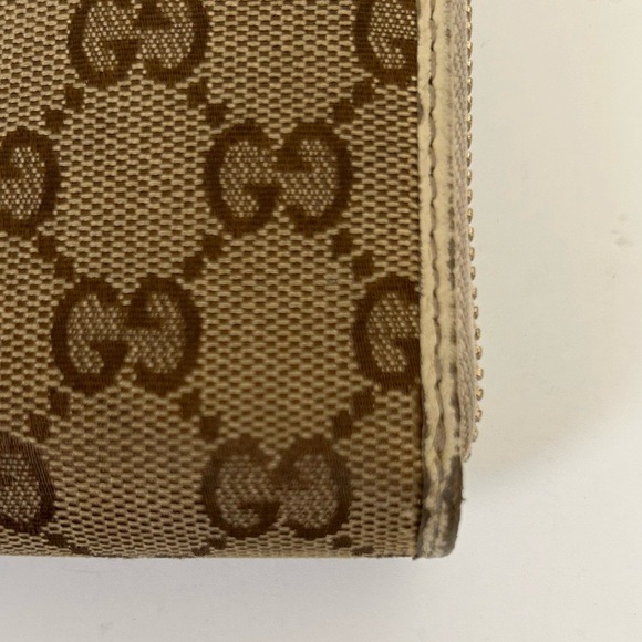 Gucci GG Monogram Canvas Zip Around Continental Wallet - Picture 8 of 9